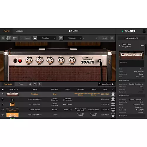 IK Multimedia TONEX MAX Software Plug-in
