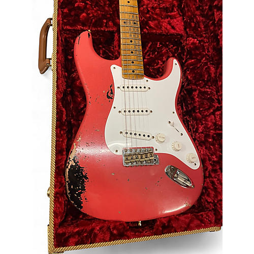 Used Fender Custom Shop 1954 Stratocaster 70th Anniversary Fiesta Red Solid Body Electric Guitar Fiesta Red