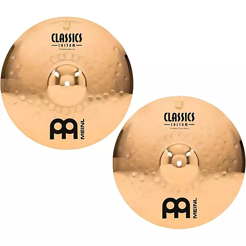 MEINL Classics Custom Medium Hi-Hats - Brilliant 14 in.