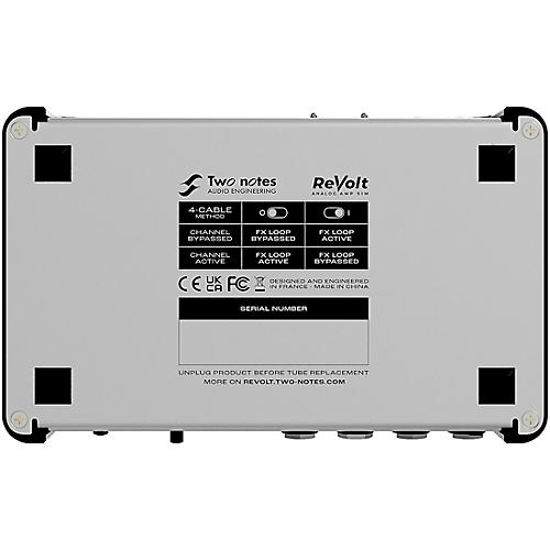 Two Notes AUDIO ENGINEERING ReVolt 3-Channel All-Analog Bass Simulator and DI Pedal Black