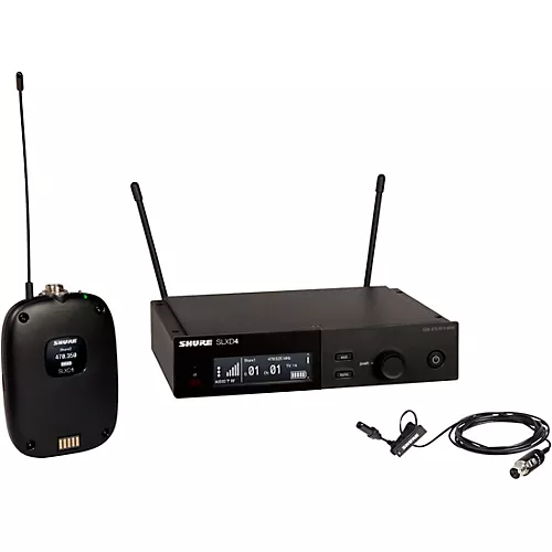 Shure SLXD14/UL4B Wireless System With UniPlex Cardioid Lavalier Microphone Band J52