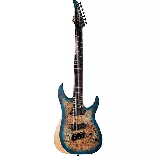 Schecter Guitar Research Reaper-7 MS 7-String Multi-scale Electric Guitar Infernoburst