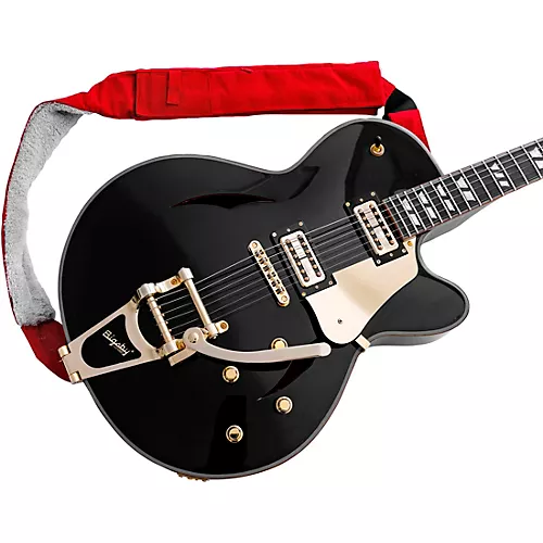 String Sling Guitar Strap With Strap Locks and Pick Pack Red