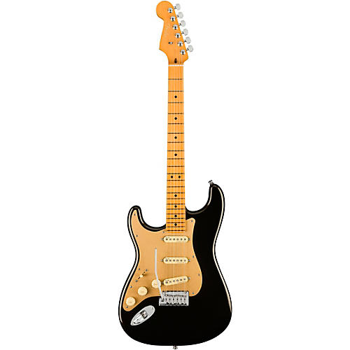 Fender American Ultra Stratocaster Maple Fingerboard Left-Handed Electric Guitar Texas Tea