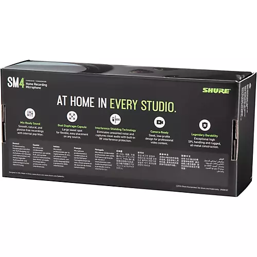Shure SM4 Dual-Diaphragm Condenser Home Recording Microphone