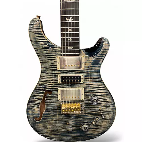 Used 2024 PRS special semi hollow 10 top faded whale blue Hollow Body Electric Guitar faded whale blue