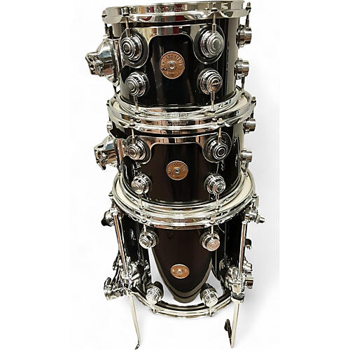 Used DW 5 piece Jazz Series Shell Pack Black Drum Kit Black