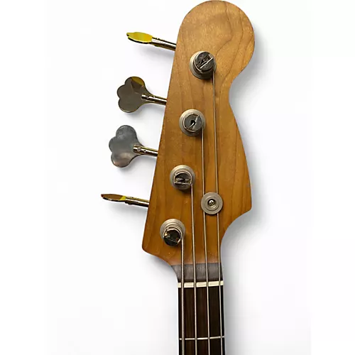 Used 2015 Fender Road Worn 1950S Precision Bass Fiesta Red Electric Bass Guitar Fiesta Red