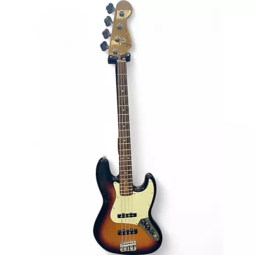 Used Fender Standard Jazz Bass 3 Tone Sunburst Electric Bass Guitar 3 Tone Sunburst