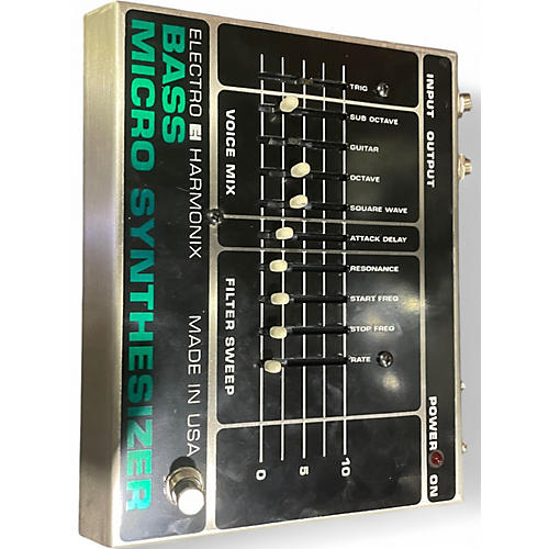 Used 2000 Electro-Harmonix Bass Micro Synth Bass Effect Pedal