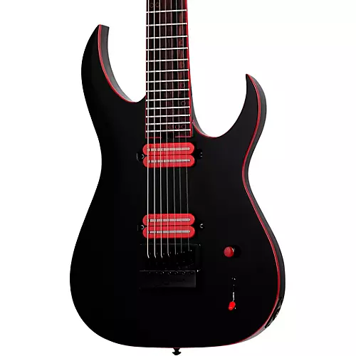 Schecter Guitar Research Sunset-7 ET Red Dawn Electric Guitar Gloss Black