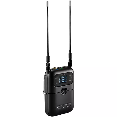 Shure SLXD15/DL4B Portable Digital Wireless Bodypack System with DL4B Lavalier Microphone Band H55