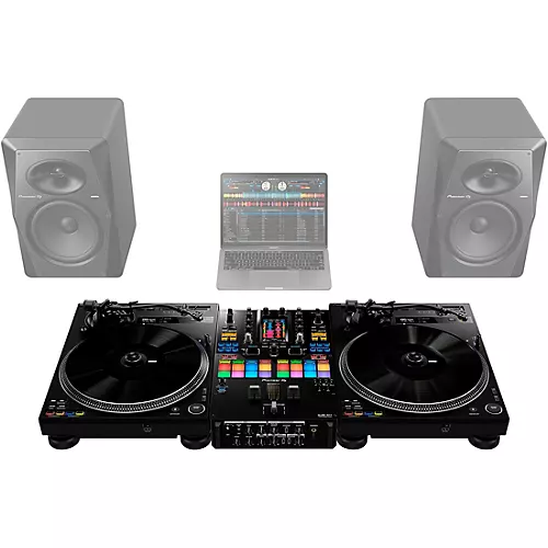 Pioneer DJ PLX-CRSS12 Professional Digital/Analog Turntable Black