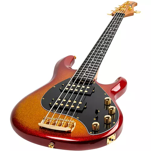 Ernie Ball Music Man StingRay Special 5 HH 5-String Bass Guitar Translucent Oxblood
