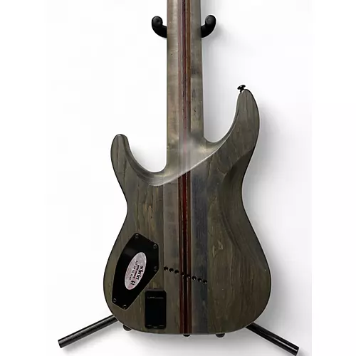 Used Schecter Guitar Research C-8 Multi Scale SLS Elite Black Solid Body Electric Guitar Black