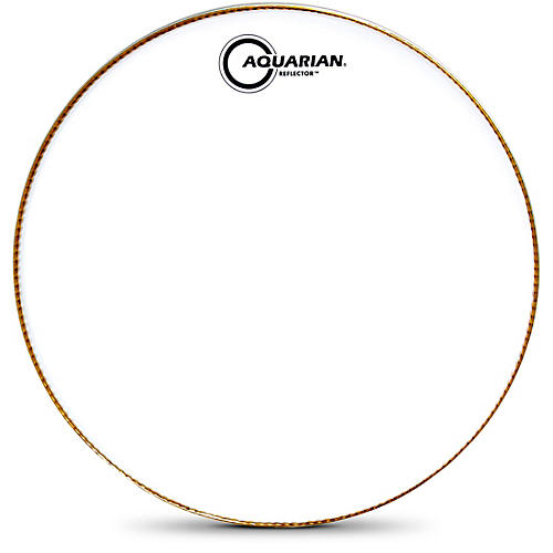 Aquarian Ice White Reflector Bass Drum Head 18 in.