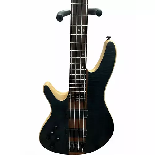 Used Schecter Guitar Research CB4 See thru black Electric Bass Guitar See thru black