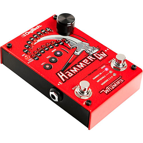 DigiTech HammerOn Pitch Octave Effects Pedal Red