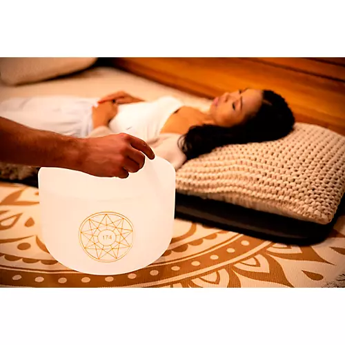 MEINL Sonic Energy Solfeggio Crystal Singing Bowl F3 12 in.