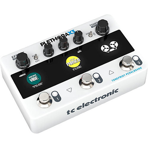 TC Electronic Plethora X3 TonePrint Multi-FX Effects Pedal White