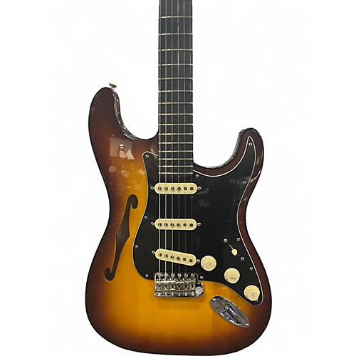 Used Fender Suona Stratocaster violin burst Hollow Body Electric Guitar violin burst