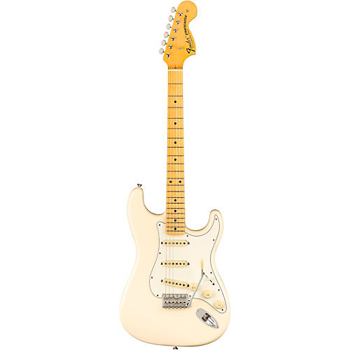 Fender JV Modified '60s Stratocaster Maple Fingerboard Electric Guitar Olympic White