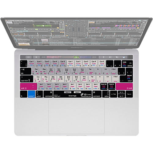 KB Covers TRAKTOR PRO Keyboard Cover for MacBook Pro (Late 2016+) With Touch Bar