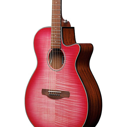 Ibanez AEG70 Flamed Maple Top Grand Concert Acoustic-Electric Guitar Blue Ocean Burst