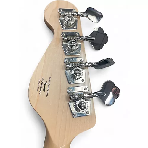 Used Squier Paranormal Rascal Bass Black Electric Bass Guitar Black