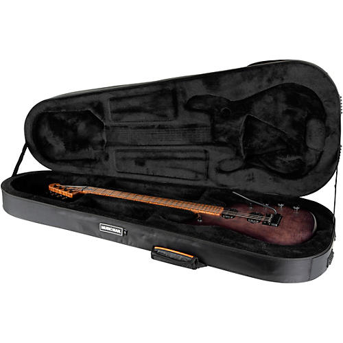 Ernie Ball Music Man JP15 Flamed Maple Top Electric Guitar Transparent Black