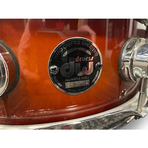 Used DW 5.5X14 Collectors Series Craviotto Snare 2 Tone Sunburst Drum 2 Tone Sunburst 10