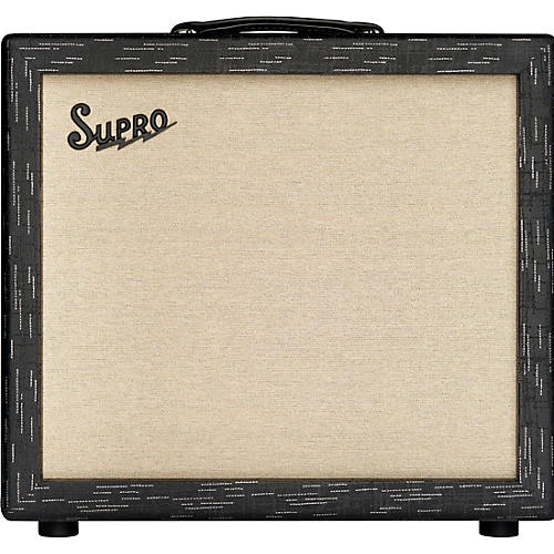 Supro Royale 1932r 1x12 Guitar Tube Combo Amp Black Scandia