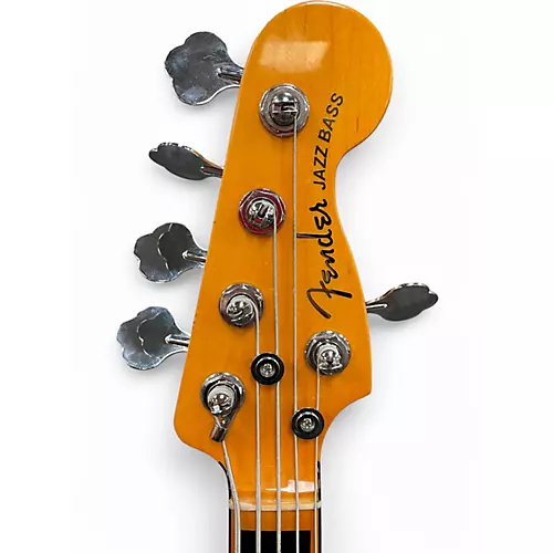 Used 2020 Fender American Ultra Jazz Bass V Artic Pearl Electric Bass Guitar Artic Pearl