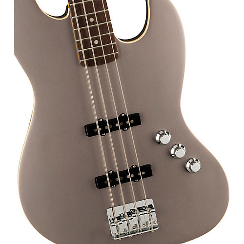 Fender Aerodyne Special Jazz Bass With Rosewood Fingerboard Dolphin Gray Metallic