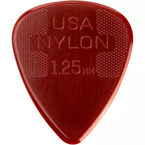 Dunlop Nylon Standard 1.25mm Red 12 Pack