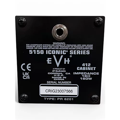 Used EVH 5150 ICONIC 412 Guitar Cabinet