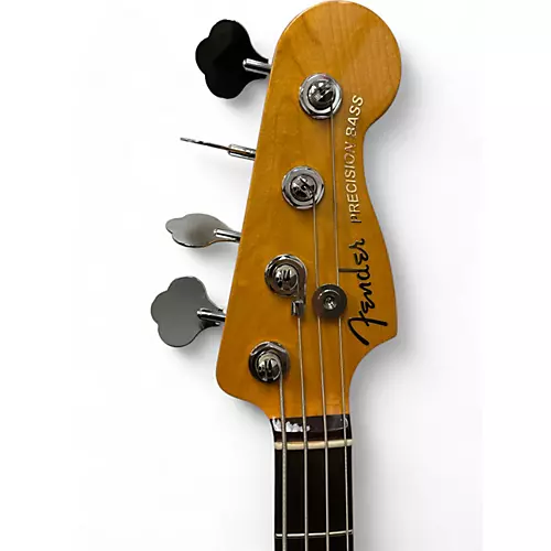 Used 2019 Fender American Ultra Precision Bass Mocha Burst Electric Bass Guitar Mocha Burst