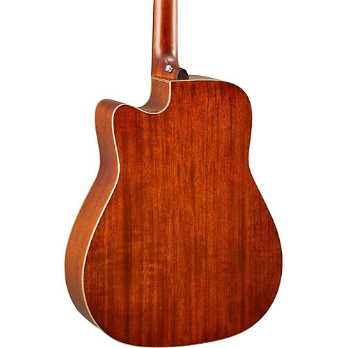 Yamaha A-Series A1M Cutaway Dreadnought Acoustic-Electric Guitar Transparent Black