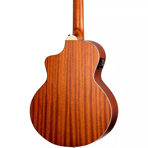 Ortega D7CE 4-String Acoustic Electric Cutaway Bass Guitar Natural