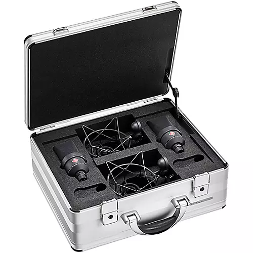 Neumann TLM 103 Anniversary Stereo Microphone Pair Satin Nickel