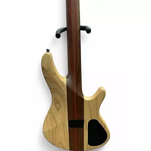 Used Schecter Guitar Research CB4 See thru black Electric Bass Guitar See thru black