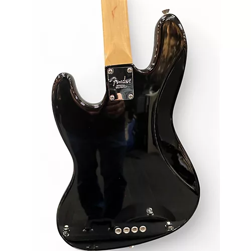 Used 2017 Fender American Professional Jazz Bass Black Electric Bass Guitar Black