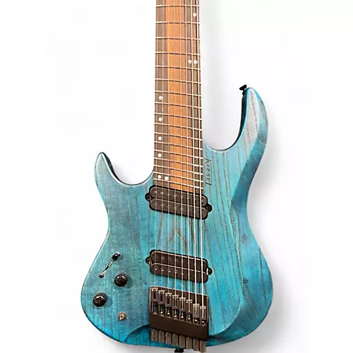 Used Kiesel Osiris M8 Lefty Aqua Electric Guitar Aqua