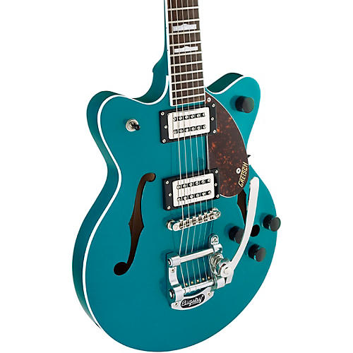 Gretsch Guitars G2657T Streamliner Center Block Jr. Double-Cut With Bigsby Electric Guitar Ocean Turquoise