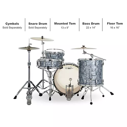 Ludwig Classic Oak 3-Piece Fab Shell Pack With 22