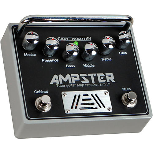 Carl Martin Ampster Tube Guitar Amp Speaker Sim DI Effects Pedal Black