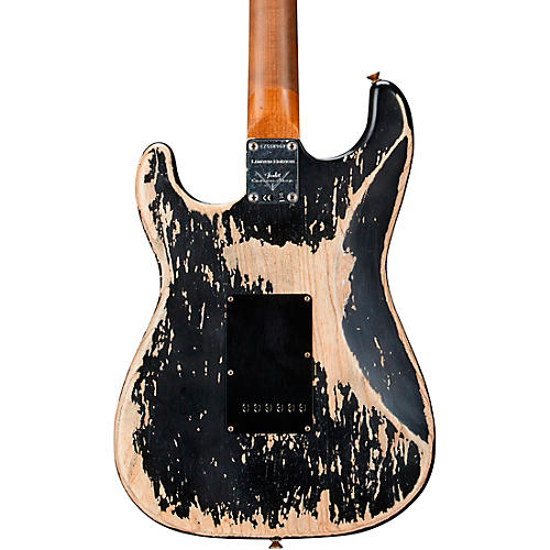 Fender Custom Shop Limited-Edition Poblano Stratocaster Super Heavy Relic Electric Guitar Aged Black
