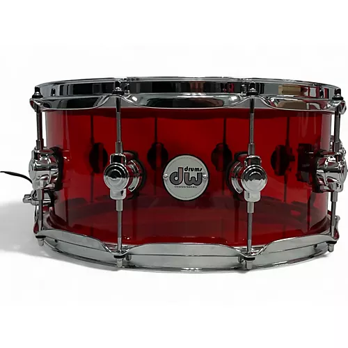 Used DW 14X6.5 Design Series Snare Ruby Drum Ruby 213