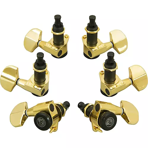 D'Addario Auto-Trim Tuning Machines/3 Per Side Chrome