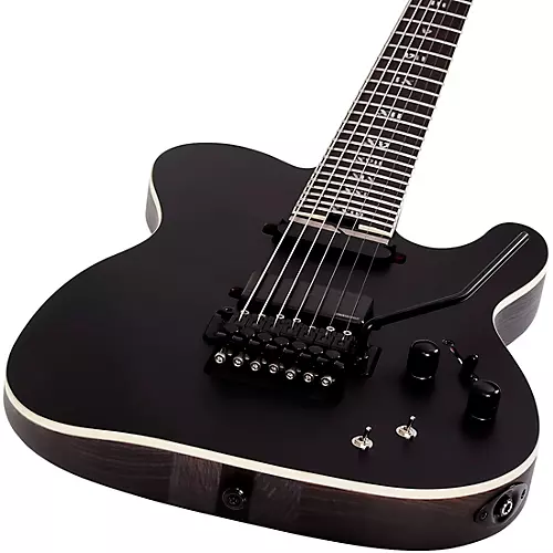 Schecter Guitar Research PT-7 FR-S SLS Elite Evil Twin Electric Guitar Satin Black